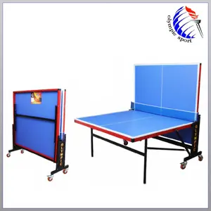Ping pong table with 4 melamine wheels D2